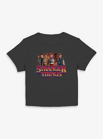Stranger Things Crew With Logo Womens Baby T-Shirt