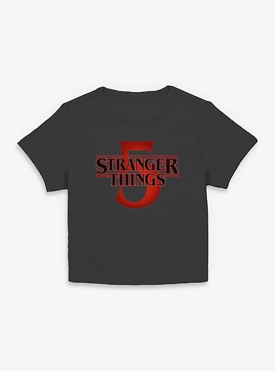 Stranger Things 5 Logo Womens Baby T-Shirt
