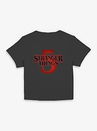 Stranger Things 5 Logo Womens Baby T-Shirt