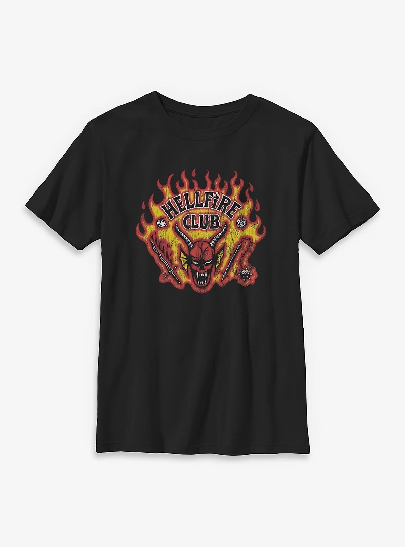 Stranger Things Hellfire Club Logo Youth T-Shirt