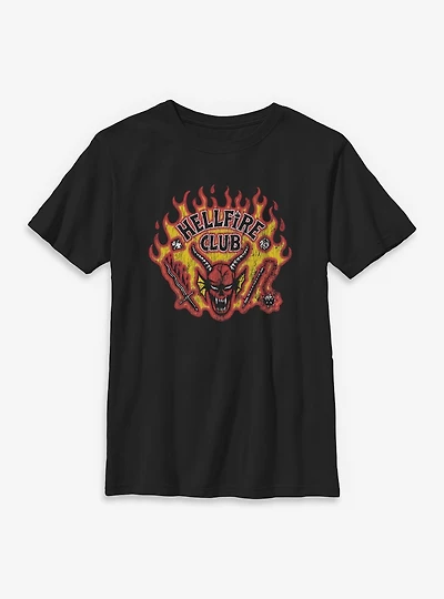 Stranger Things Hellfire Club Logo Youth T-Shirt
