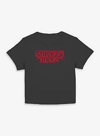 Stranger Things Logo Stencil Womens Baby T-Shirt