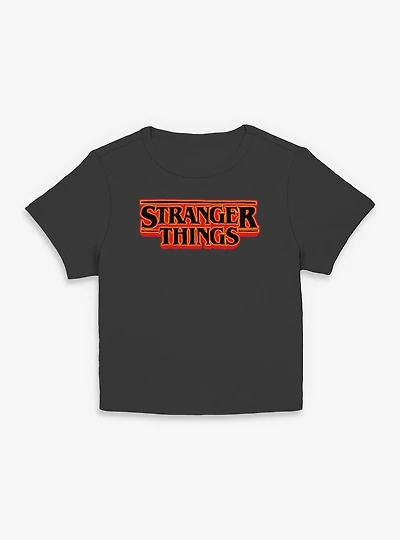 Stranger Things Logo Womens Baby T-Shirt