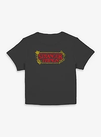 Stranger Things Sketch Logo Womens Baby T-Shirt