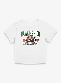 Stranger Things Hawkins High Basketball Womens Baby T-Shirt