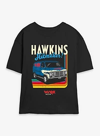 Stranger Things Hawkins Hitmaker Retro Womens Skimmer T-Shirt