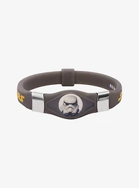 Star Wars Rebels Stormtrooper Kids Black Silicone Glow Bracelet