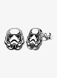 Star Wars Stormtrooper Enamel Stud Earrings