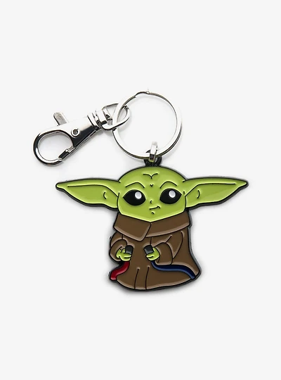 Star Wars: The Mandalorian Grogu with Wires Keychain