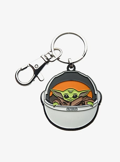 Star Wars: The Mandalorian Grogu in Carriage Keychain