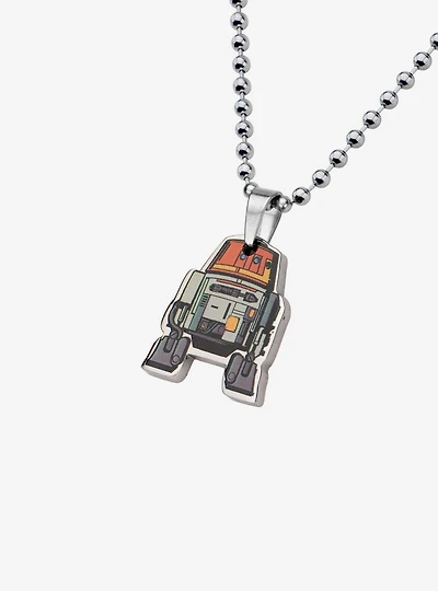 Star Wars Rebels Cut Out Graphic Chopper Kids Pendant Necklace