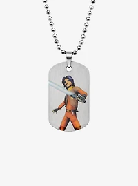 Star Wars Rebels Ezra Kids Dog Tag Pendant Necklace