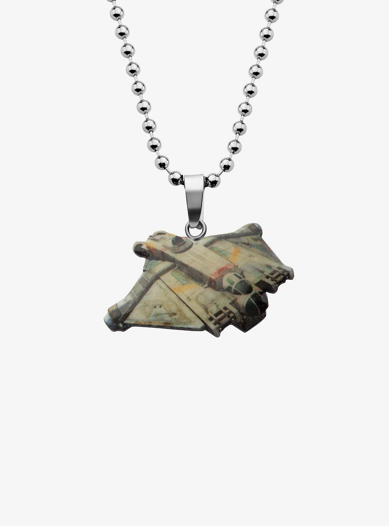 Star Wars Rebels Cut Out Graphic Ghost Ship Kids Pendant Necklace