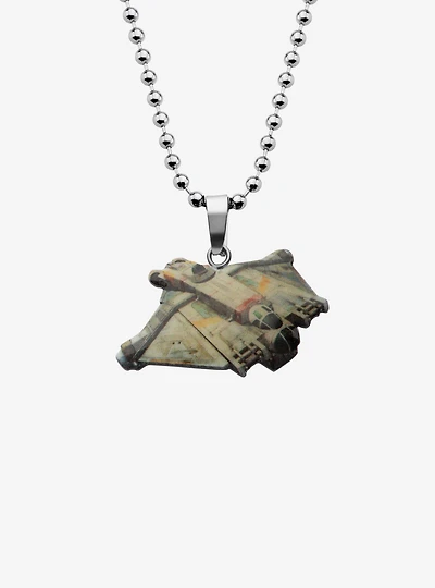 Star Wars Rebels Cut Out Graphic Ghost Ship Kids Pendant Necklace