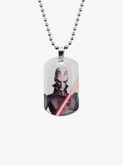 Star Wars Rebels Inquisitor Kids Dog Tag Pendant Necklace