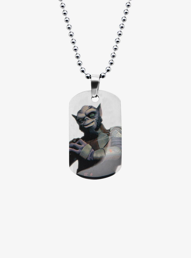Star Wars Rebels Zeb Kids Dog Tag Pendant Necklace