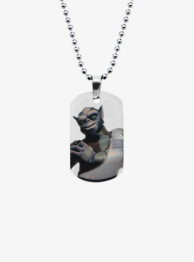 Star Wars Rebels Zeb Kids Dog Tag Pendant Necklace