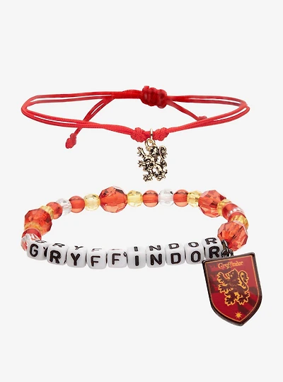 Harry Potter Gryffindor Bracelet Set