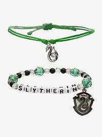 Harry Potter Slytherin Bracelet Set