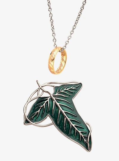 The Lord of the Rings Necklace and Frodo's Brooch Set