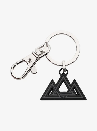 DC Comics Black Adam Triple Triangle Keychain