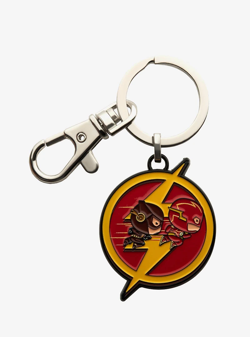 DC Comics The 2 Flashes Chibi Keychain
