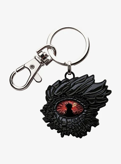 House Of The Dragon Dragon Eye Throne Enamel Keychain