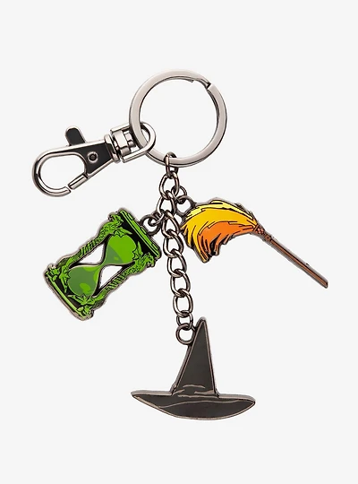 The Wizard of Oz Witch Multi Charm Enamel Keychain
