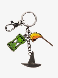 The Wizard of Oz Witch Multi Charm Enamel Keychain