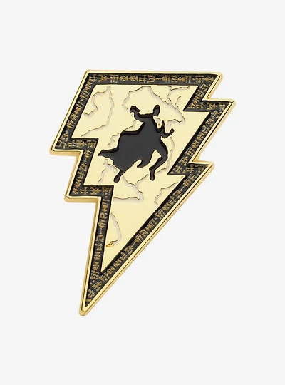 DC Comics Black Adam Lightning Bolt Pin