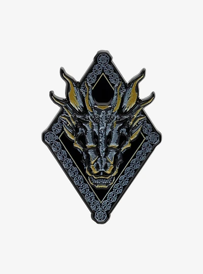 House Of The Dragon Dragon Skull Enamel Pin
