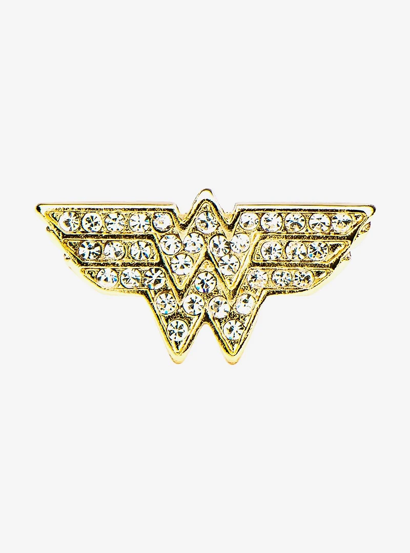 DC Comics Wonder Woman with Clear CZ Cartilage Earrings
