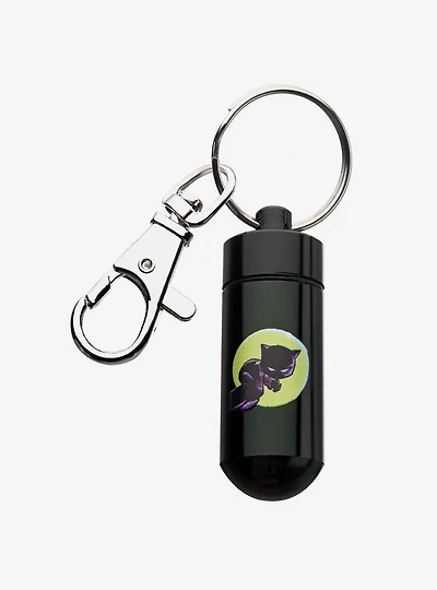 Marvel Black Panther Stash Pill Storage Key Chain