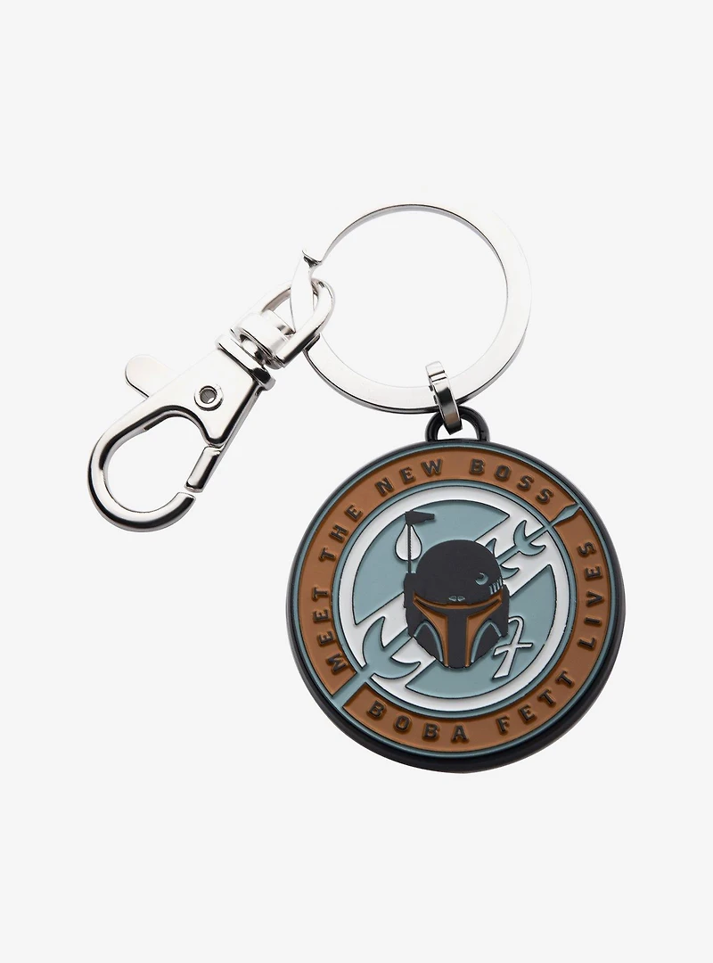 Star Wars Boba Fett Badge Keychain