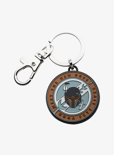Star Wars Boba Fett Badge Keychain