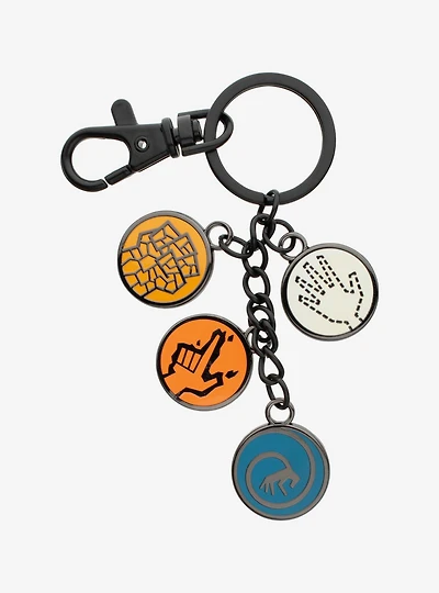 Marvel The Fantastic Four: First Steps Movie Enamel Icon Keychain