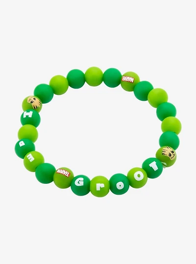 Marvel Guardians of the Galaxy Groot Silicone Beads Bracelet