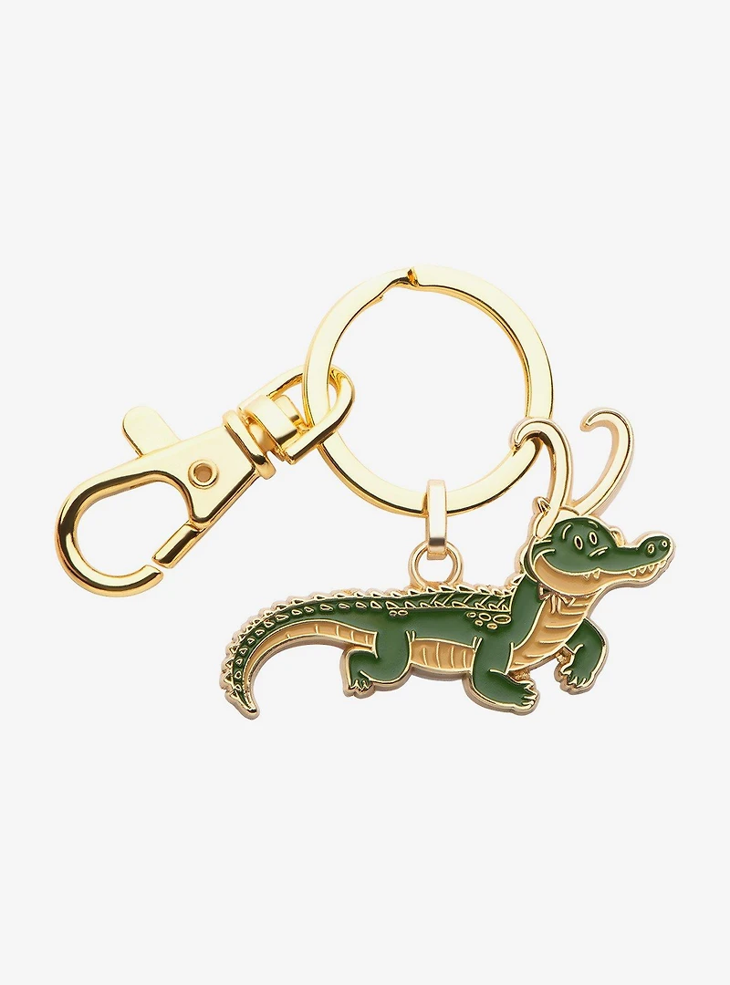 Marvel Loki Alligator Gold Plated Keychain