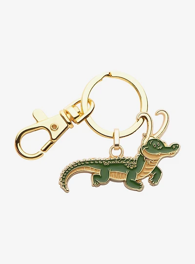 Marvel Loki Alligator Gold Plated Keychain