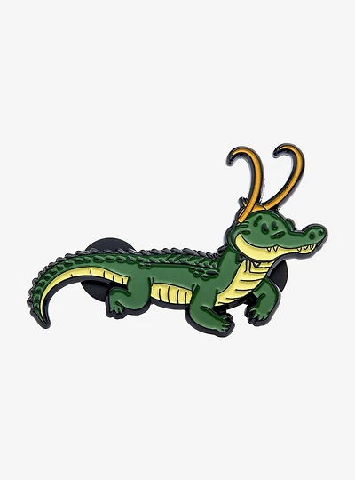 Marvel Loki Alligator Base Metal Pin