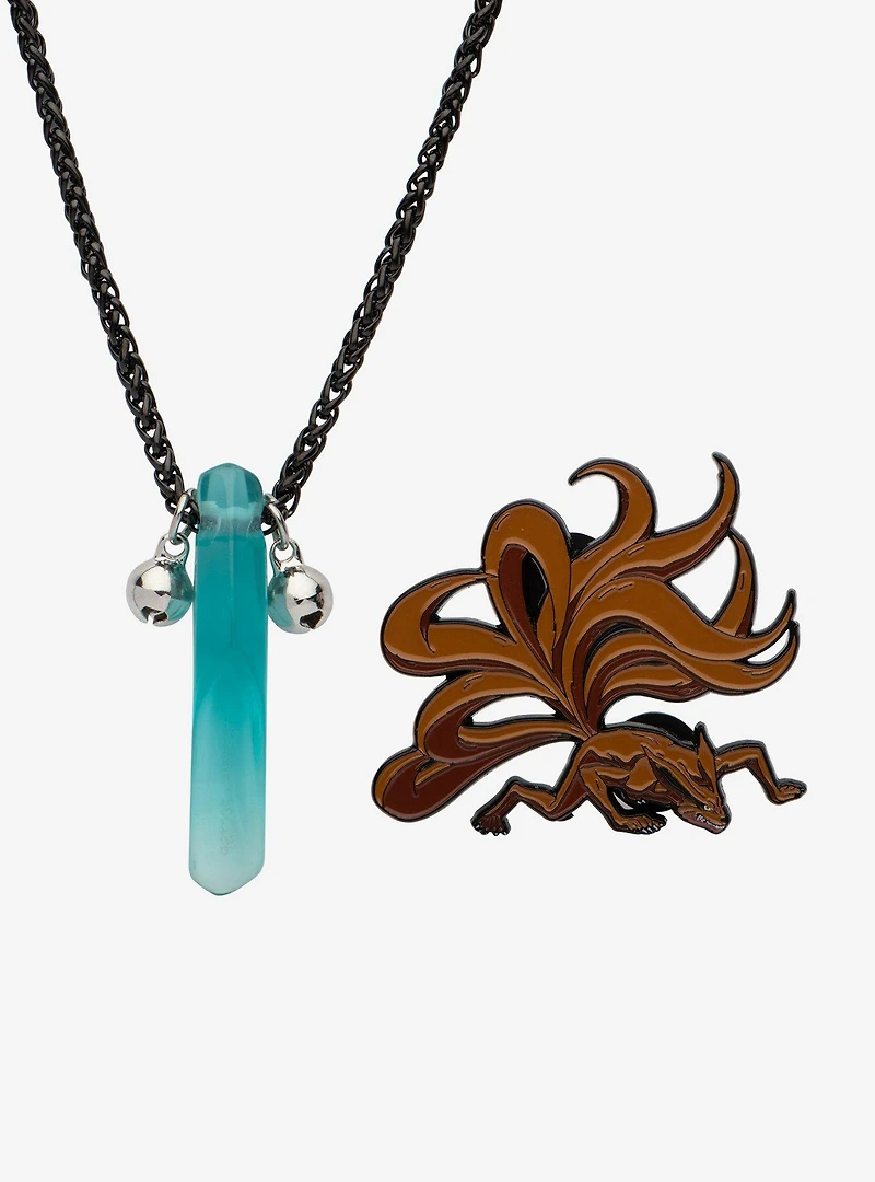 Naruto Tsunades Necklace and Pin Set