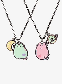 Pusheen Space Best Friends Necklace Set