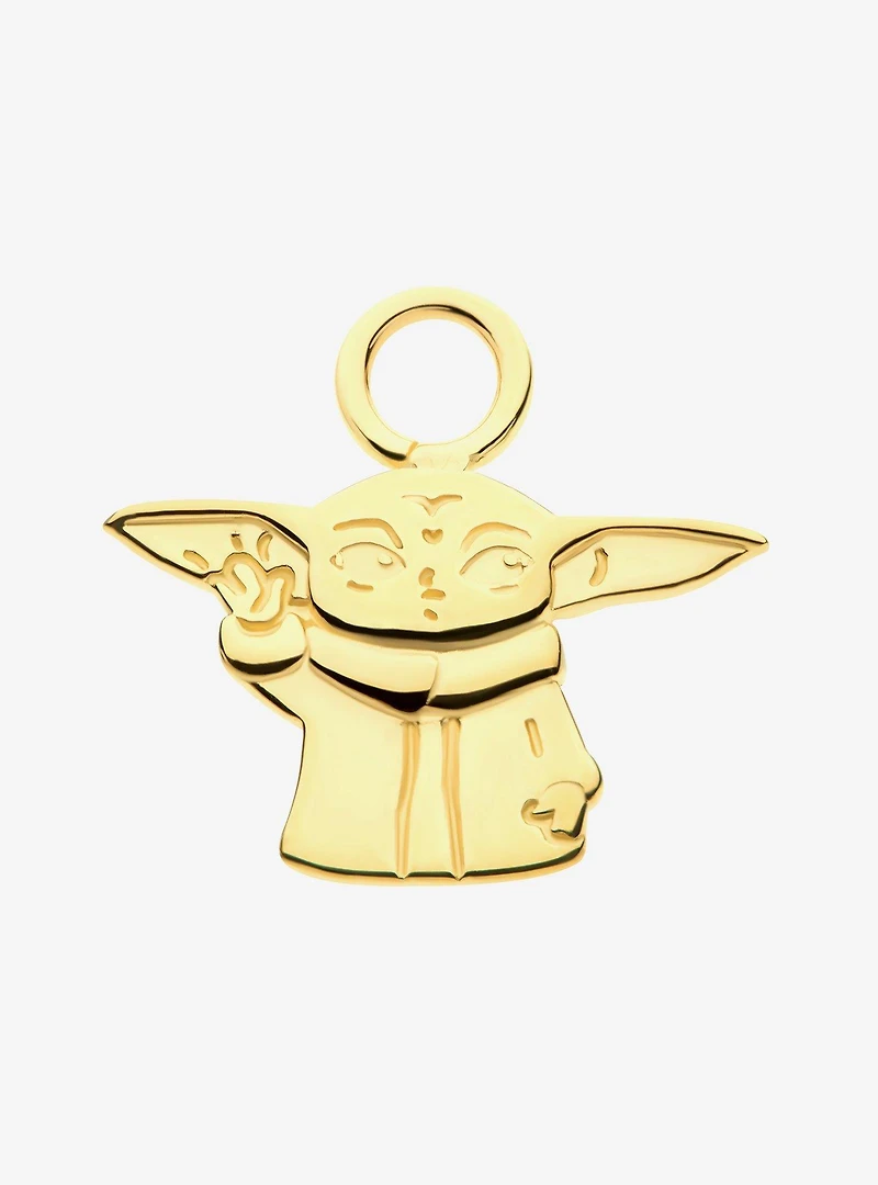 Star Wars The Mandalorian Grogu 14Kt Yellow Gold Charm