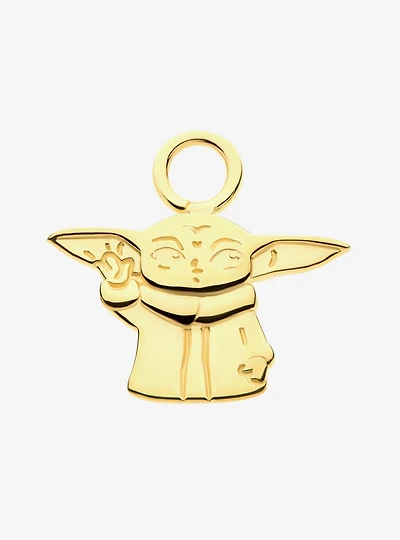 Star Wars The Mandalorian Grogu 14Kt Yellow Gold Charm