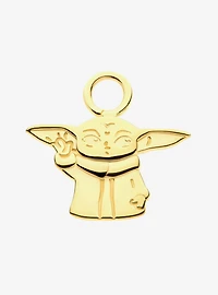 Star Wars The Mandalorian Grogu 14Kt Yellow Gold Charm