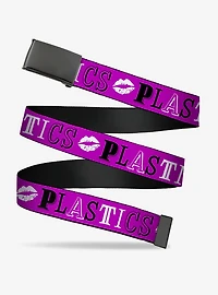Mean Girls Plastics Collage Pink Clamp Buckle Belt