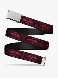 House of the Dragon Rising Icon Black Red Clamp Buckle Belt