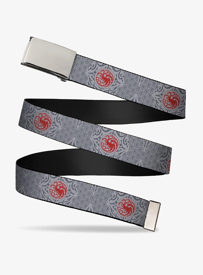 House of the Dragon Rising Icon Clamp Buckle Belt