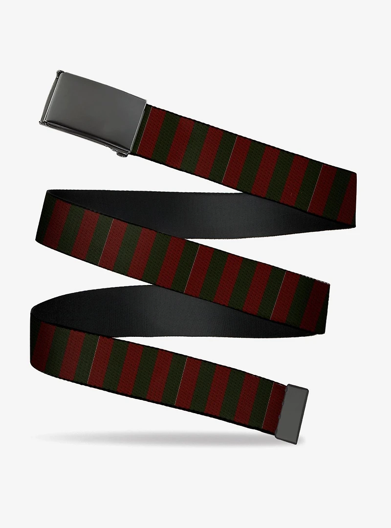 A Nightmare On Elm Street Freddy Sweater Stripes Clamp Buckle Belt