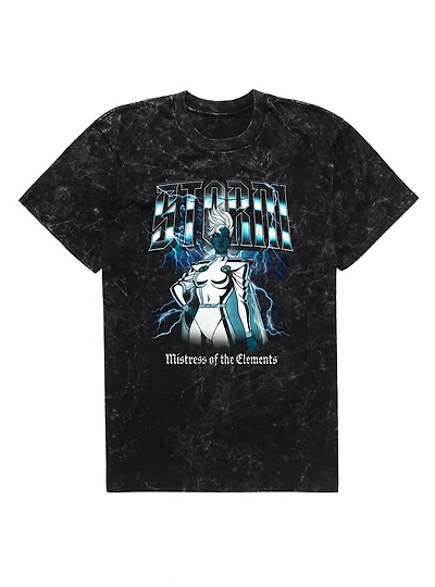 Marvel X-Men Storm Mistress of the Elements Mineral Wash T-Shirt